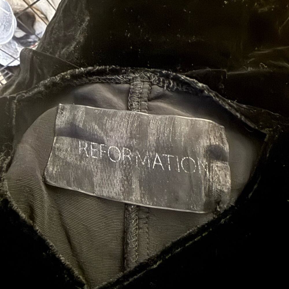 Reformation cut out velvet mini dress - Picture 9 of 9